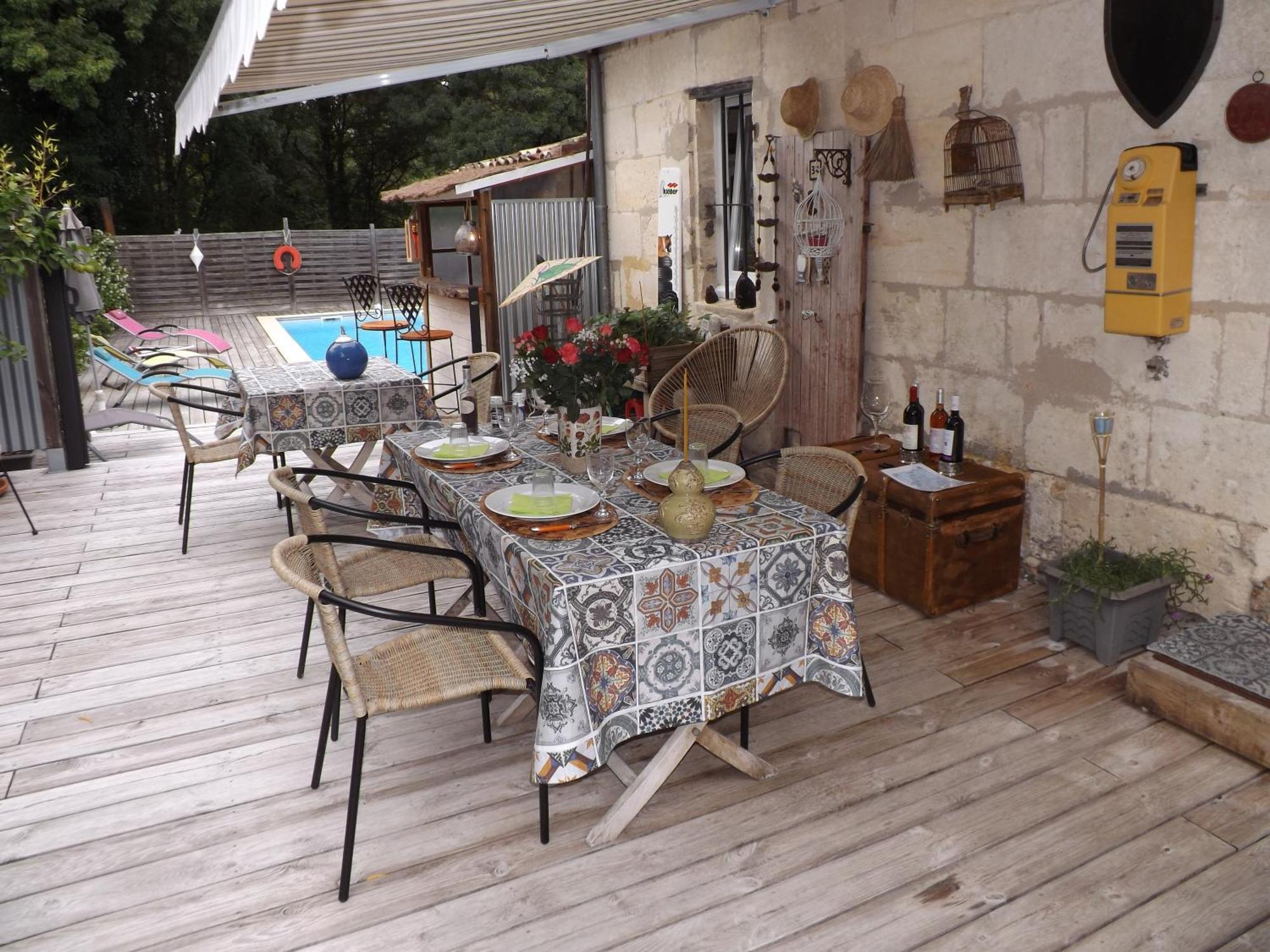 Bed and Breakfast La Girondine Galgon Exterior foto